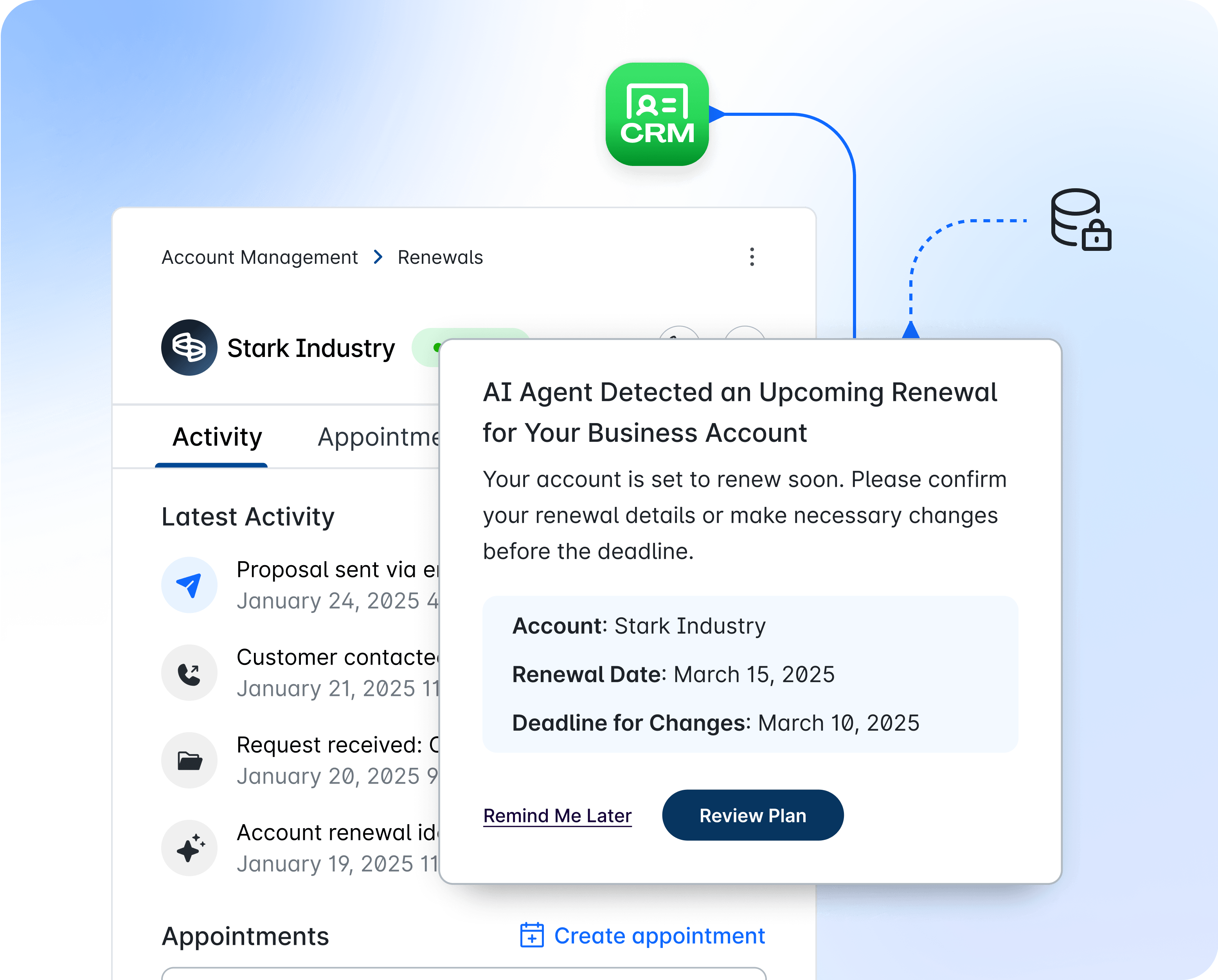 An AI Agent Detected an Upcoming Renewal for Your Business Account